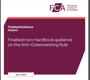 The FCA's welcome Anti-Greenwash rule is now live - our thoughts